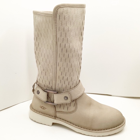 Ugg Shoes | Ugg Shani Nu Buck Leather Boot #1016923 | Color: Tan | Size: 7 | Freespirit184's Closet